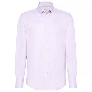 Brunello Cucinelli Oxford Slim Fit Shirt - Size Medium
